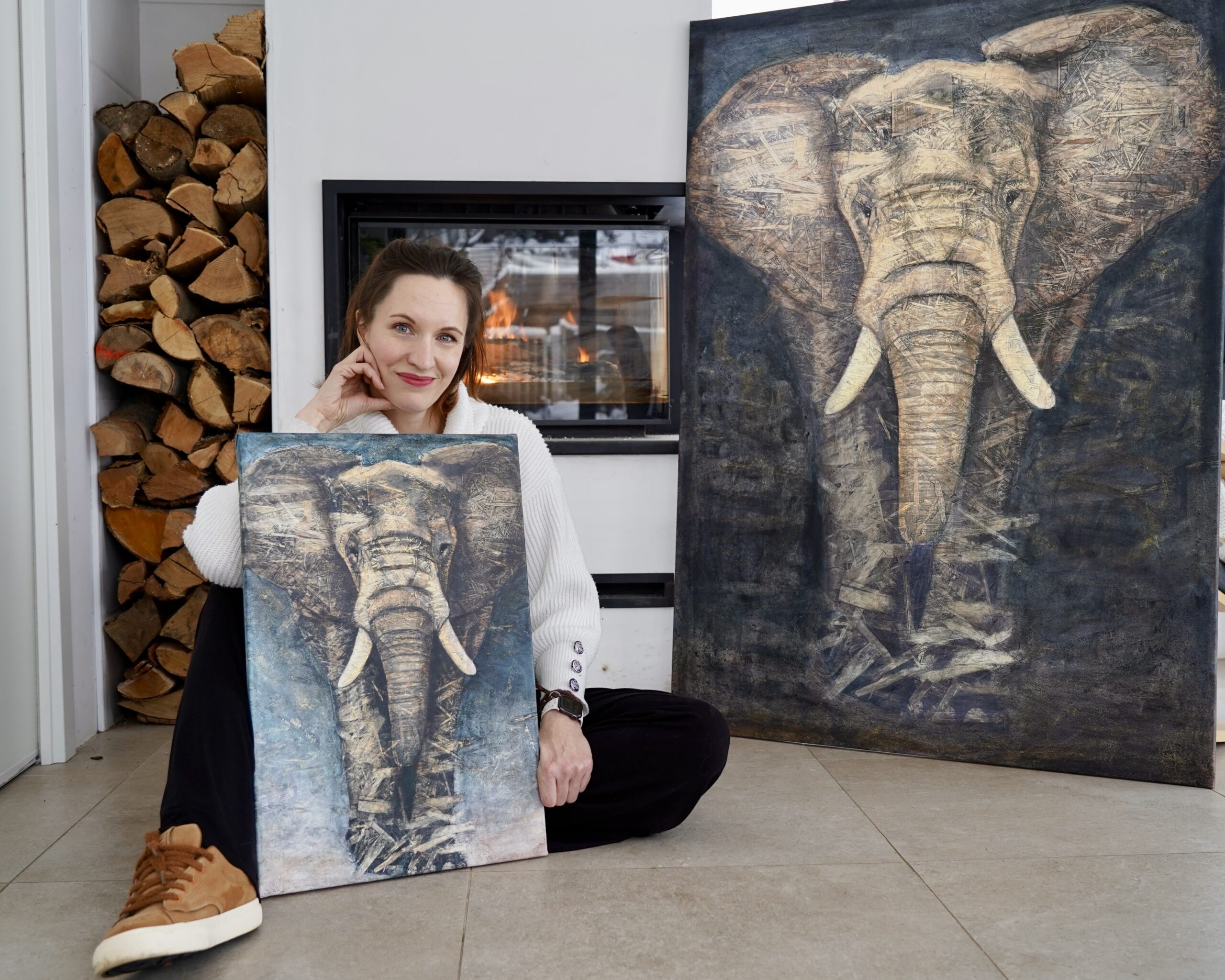 Portreti na OSB ploci ili platnu