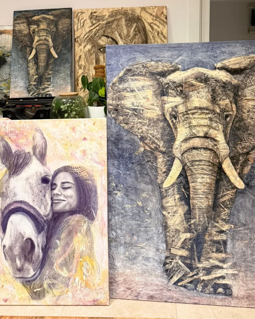 Portreti sa karakterom na OSB ploci ili platnu