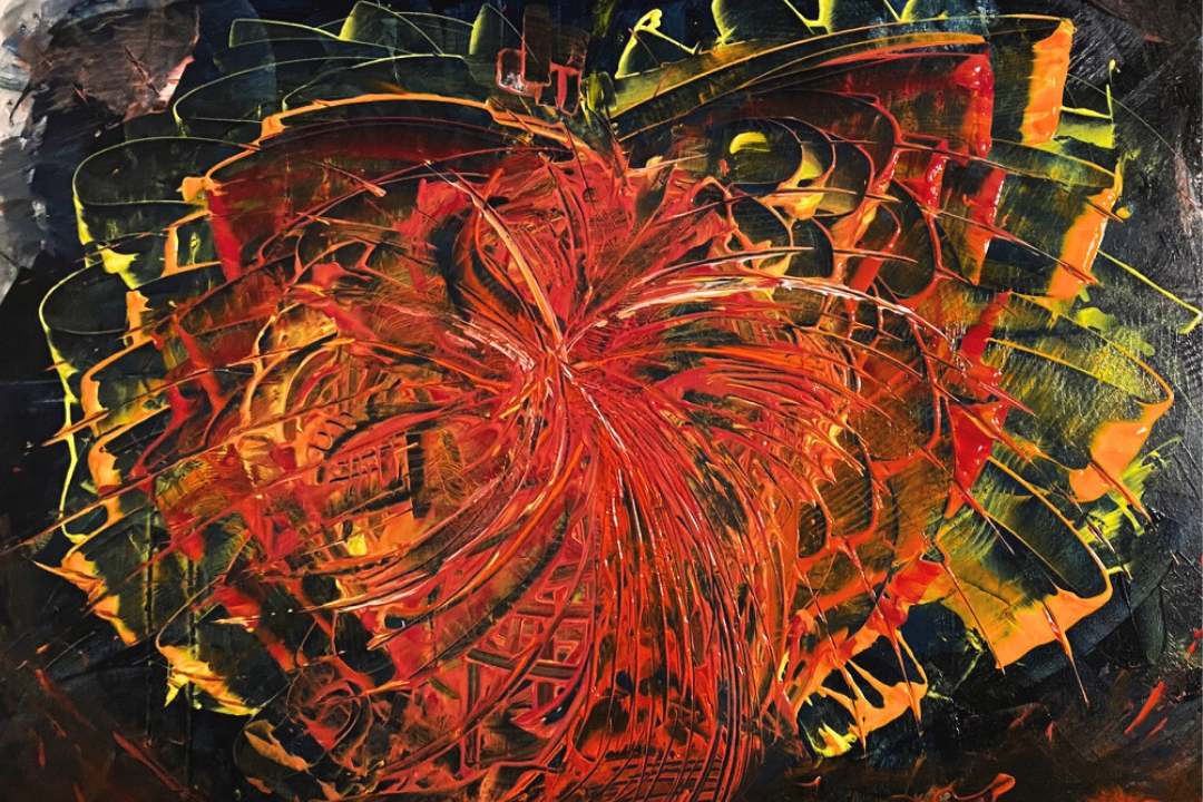 Apstraktne slike na platnu