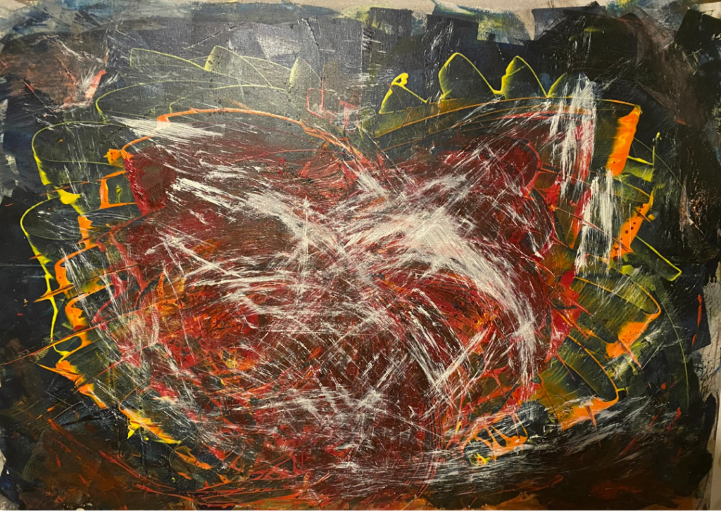 Apstraktne slike na platnu