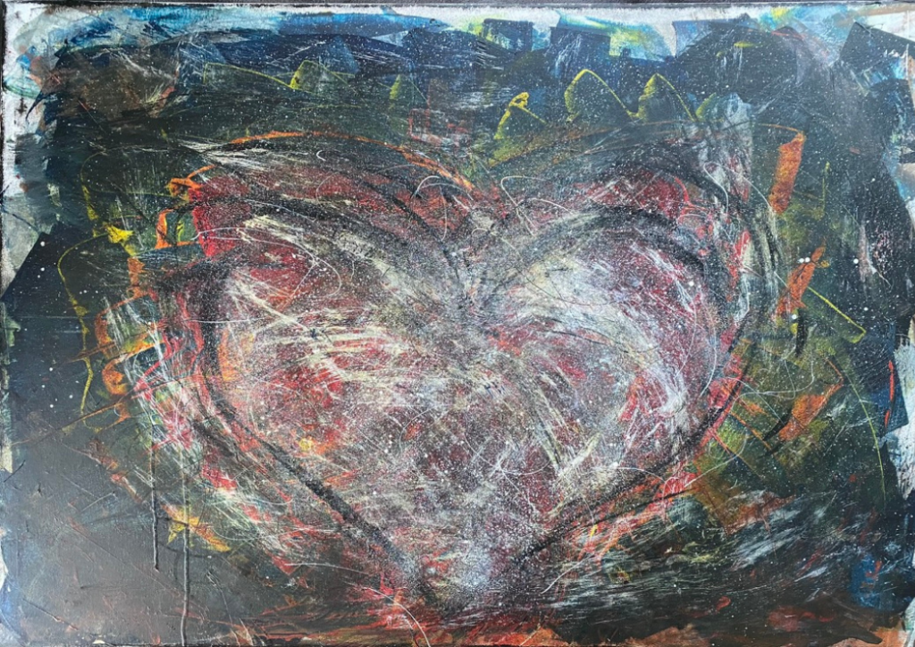 Apstraktne slike na platnu