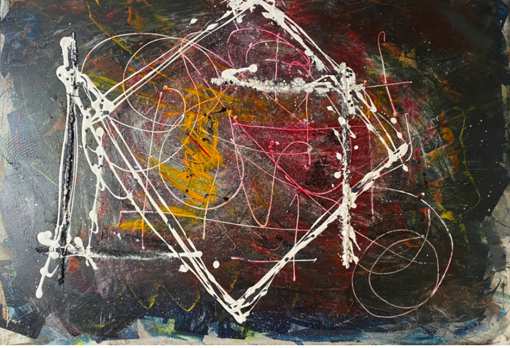 Apstraktne slike na platnu