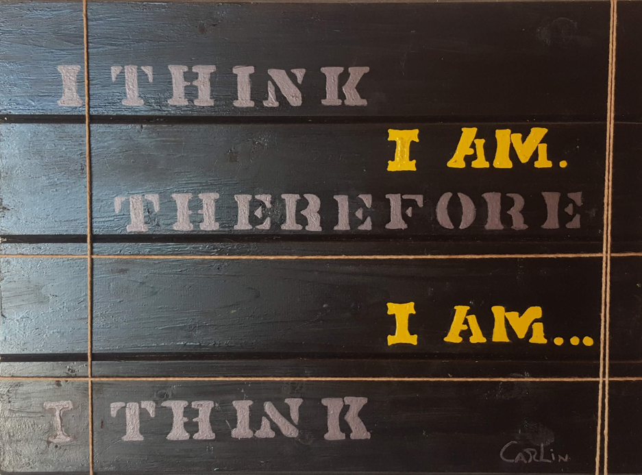 Apstraktna umetnička slika na platnu